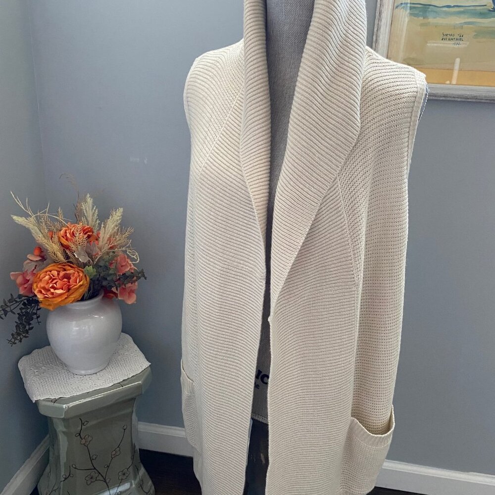 Wyatt Beige Cardigan With a Hood Excellent Condition Size S